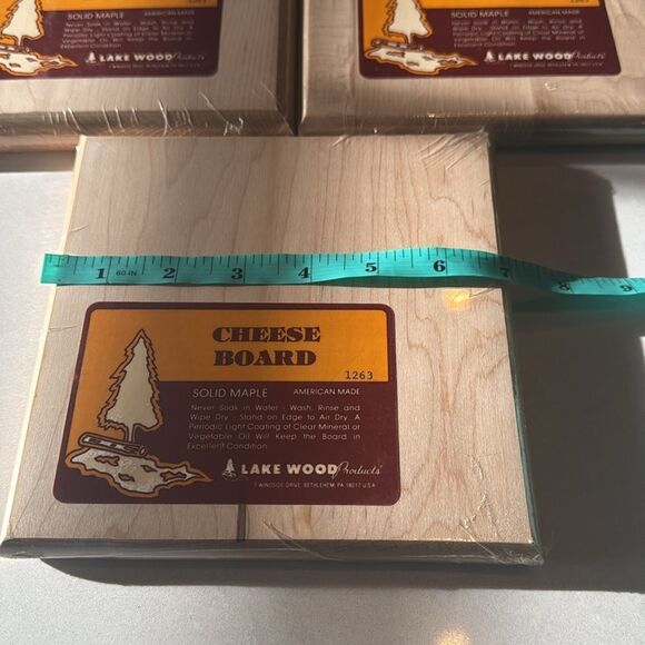 Characuterie boards for small plates great for wine pairing solid maple new. - Picture 2 of 7